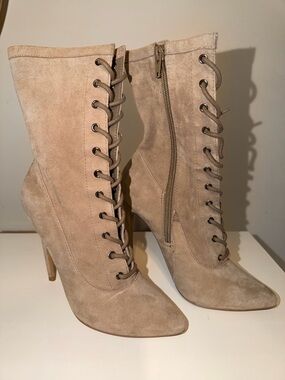 Steve Madden - “Satisfied” Lace Up Heels